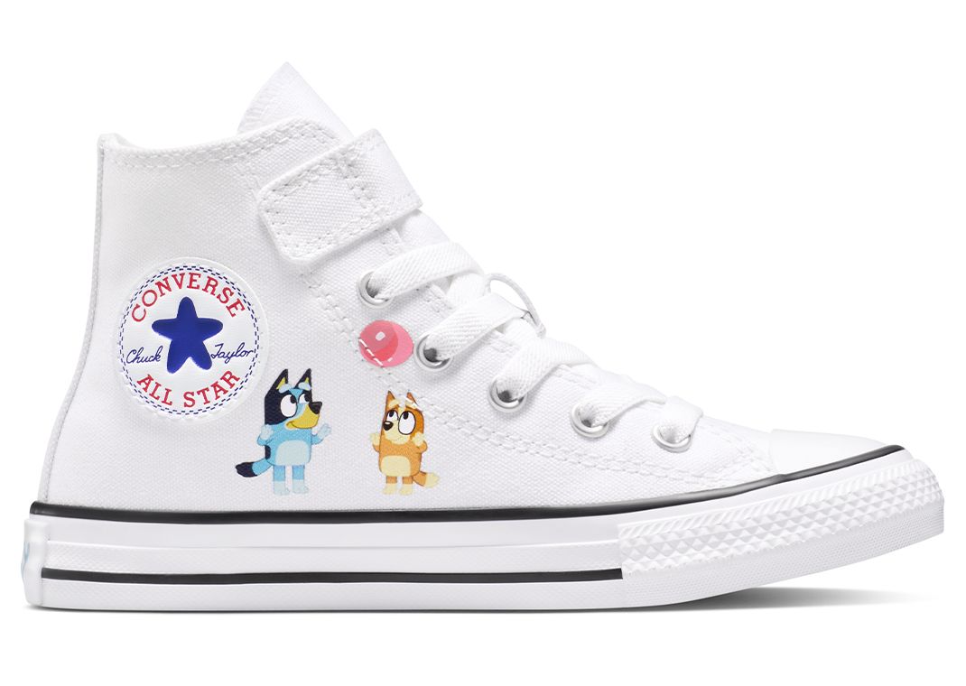 Bluey x Converse Chuck Taylor All-Star Easy-On White (TD) Lateral