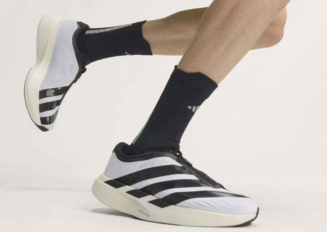 adidas Adizero Evo SL Zip White Black
