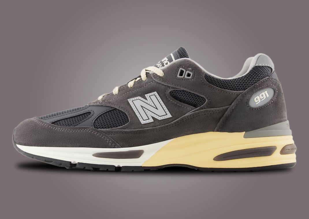 The New Balance 991v2 Made in UK Dark Gull Grey Releases