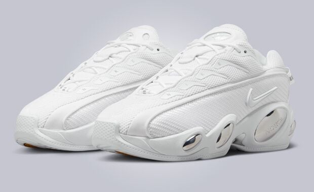 Drake's Nike NOCTA Glide White Chrome Releases October 2023