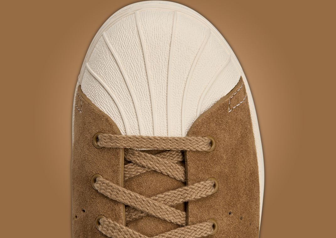 Wales Bonner x adidas Superstar Hi Brown Toe