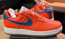 Nike Celebrated the Knicks’ Sweeping the Sixers with an Orange Air Force 1 Shock Drop in NYC