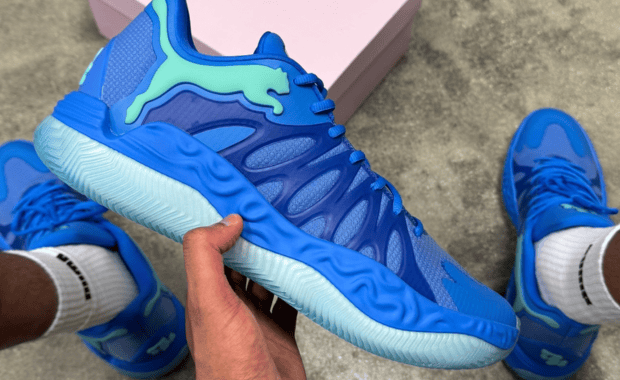 Tyrese Haliburton Previews a Blue Puma Hali 1