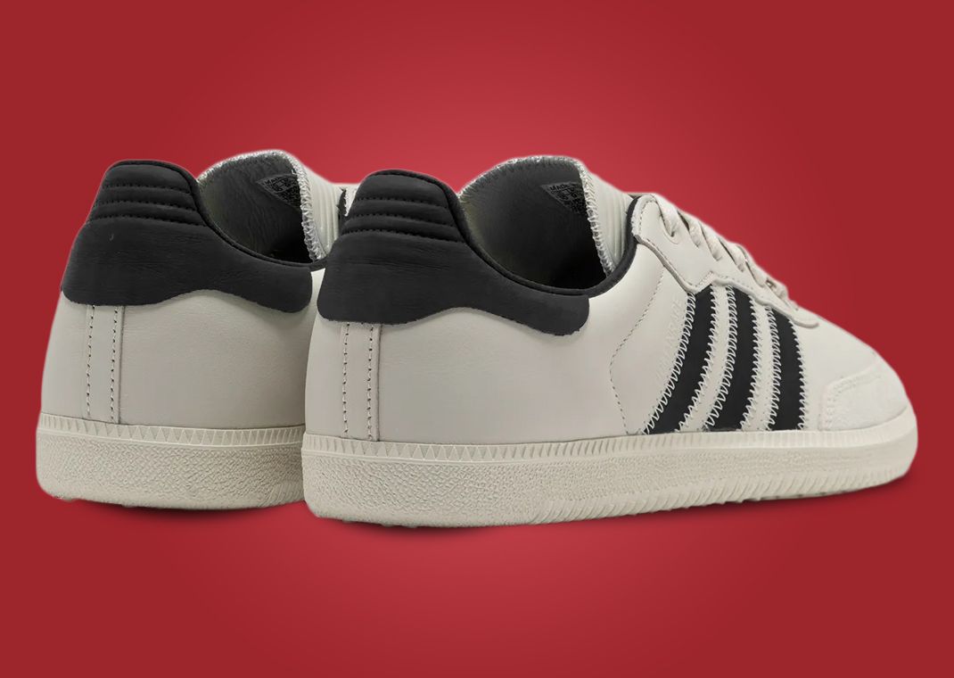 Humanrace x adidas Samba Aluminium Core Black Heel