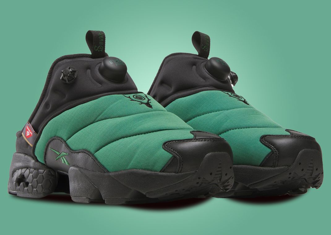 SOUTH2 WEST8 x Reebok IPF Mule Green Black Angle