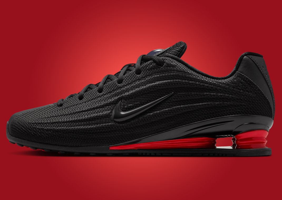 Nike Shox Z Black University Red Lateral