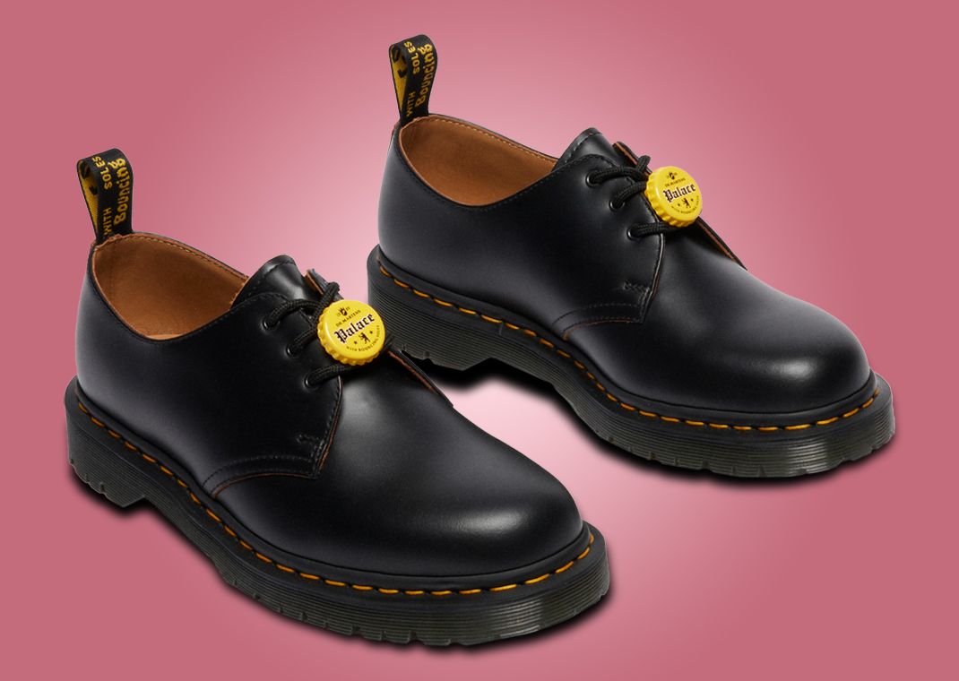 Palace x Dr. Martens 1461 Black Angle