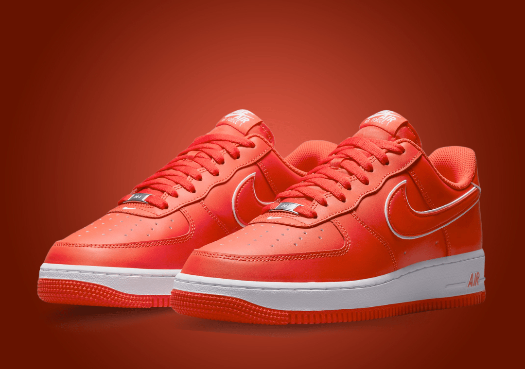 Fiery Hot Hues Burn On The Nike Air Force 1 Low Picante Red