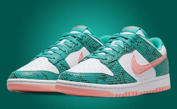 Snakeskin Wraps A New Nike Dunk Low