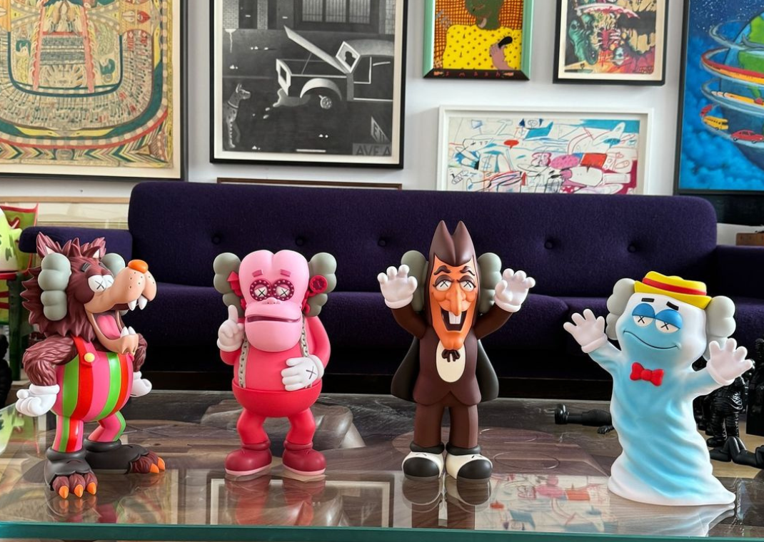 KAWS x General Mills Monsters Collection In KAWS Workshop