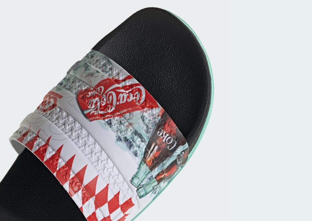 Coca-Cola x adidas Adilette Detail