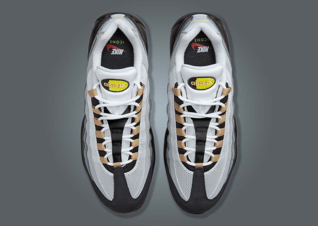 Nike's Air Max 95 White Yellow Strike Emerald Gold Reminds