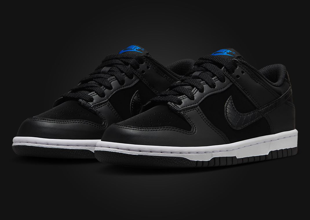 Nike Dunk Low SE Back To School Black (GS) Angle