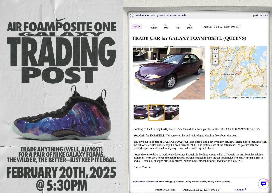 Foamposite Galaxy Trading Post