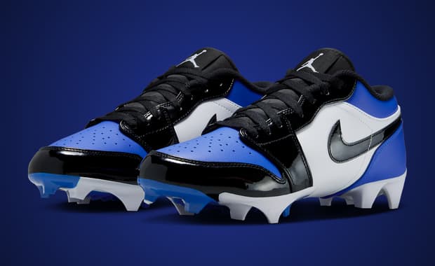 Air Jordan 1 Low TD Cleat Royal Toe