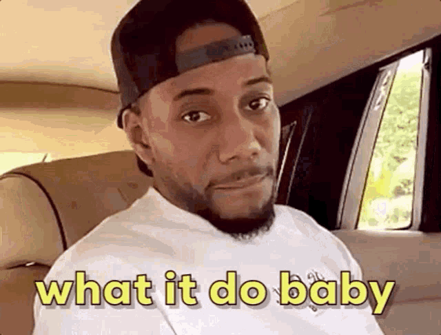Kawhi Leonard What It Do Baby GIF
