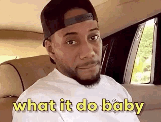 Kawhi Leonard What It Do Baby GIF
