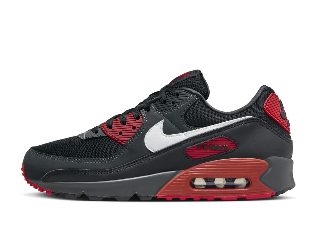 Nike Air Max 90 Black Mystic Red Lateral