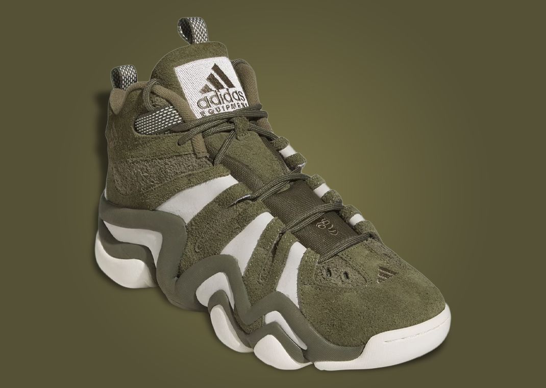 adidas Crazy 8 Olive Angle