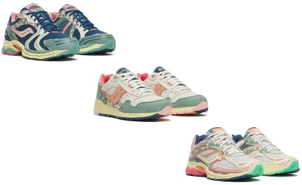 The Latest Saucony Collection Celebrates Japanese Teahouses