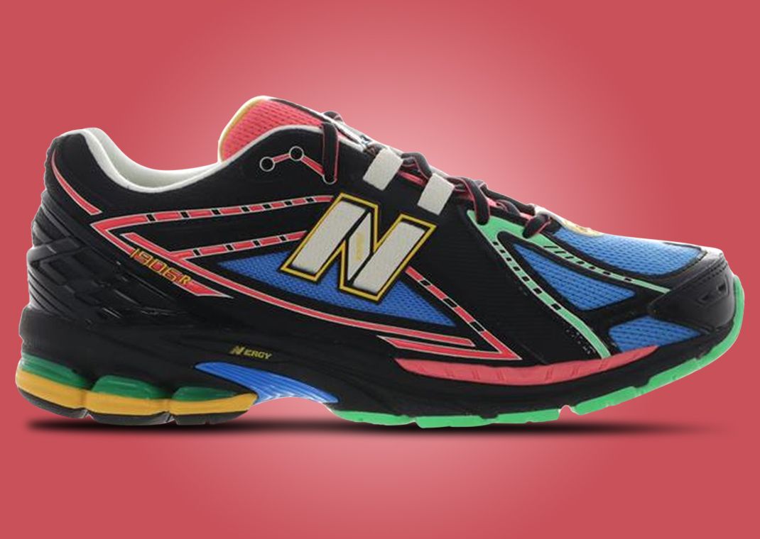 New Balance 1906R Black Pink Blue - Lateral