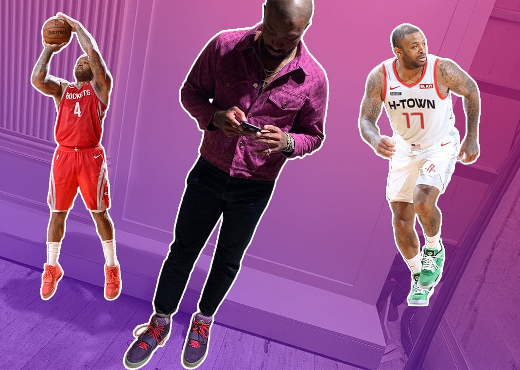 PJ Tucker in his rich sneakerhead phase