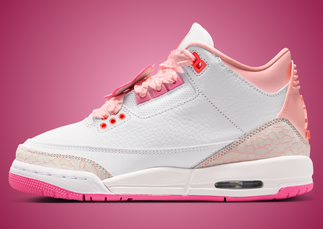 Air Jordan 3 Retro Spring Flowers (GS) - Lateral