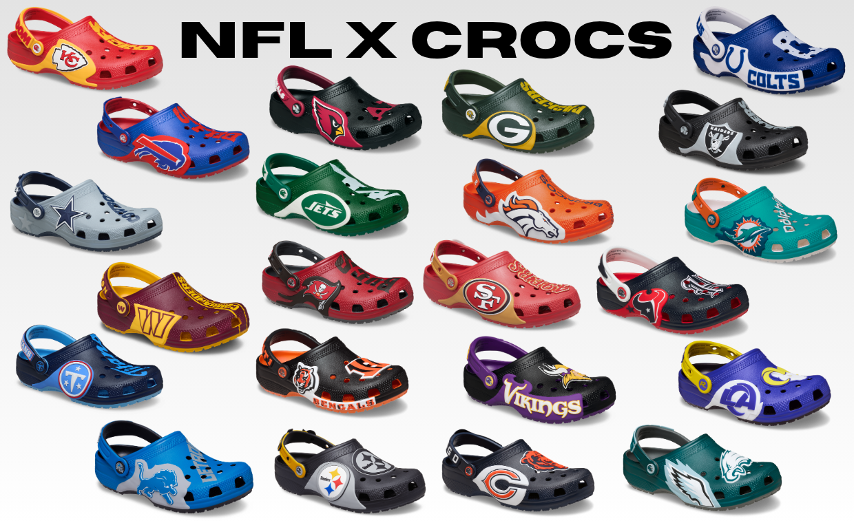 Slip Into Football Season: Crocs is Back On the Gridiron with a New Set of NFL Clogs