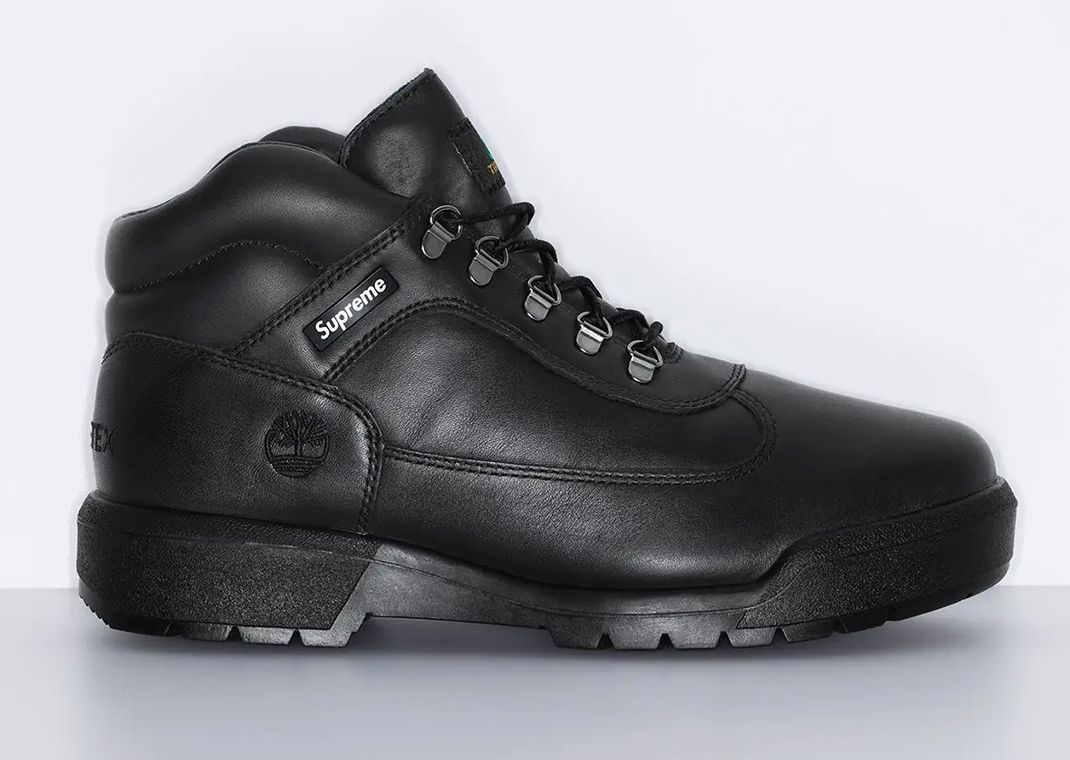 Supreme x Timberland Field Boot Pack Black Lateral
