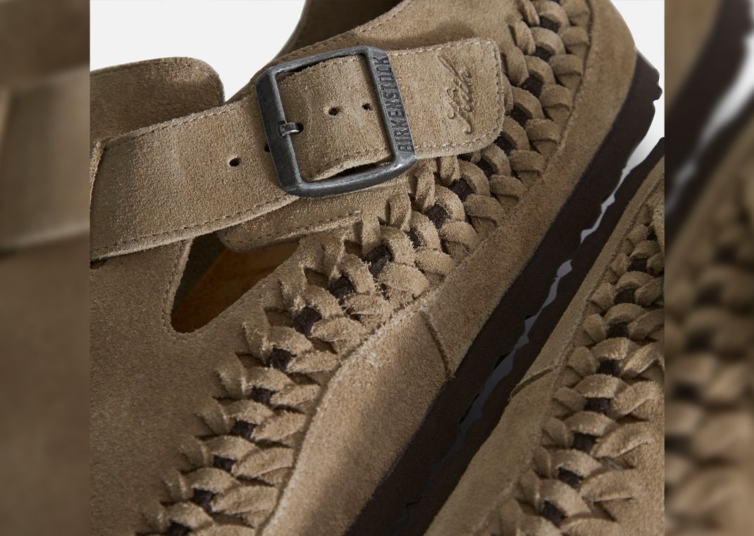 Kith x Birkenstock Braided London Tan Detail