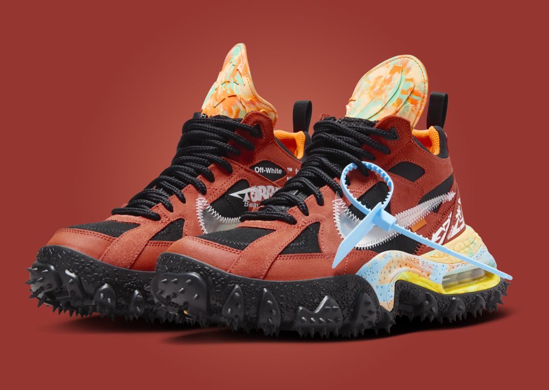 Off-White x Nike Air Terra Forma Mantra Orange Angle