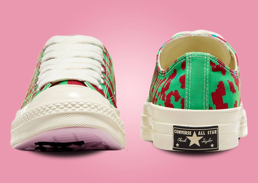 Golf le Fleur x Converse Chuck 70 Ox Digital Leopard Green Toe Heel