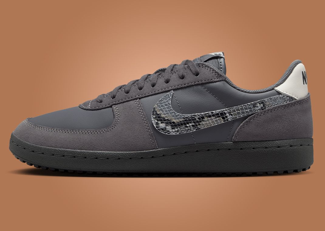 Nike Field General Snakeskin Dark Grey Lateral