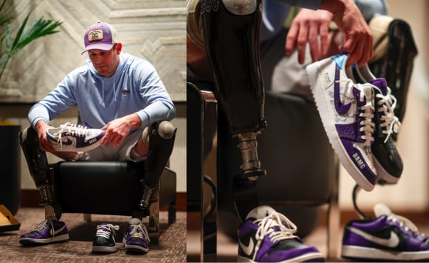Bram Kohlhausen Will Serve as Honorary Alamo Bowl Captain in Custom Jordan 1 Golf Shoes