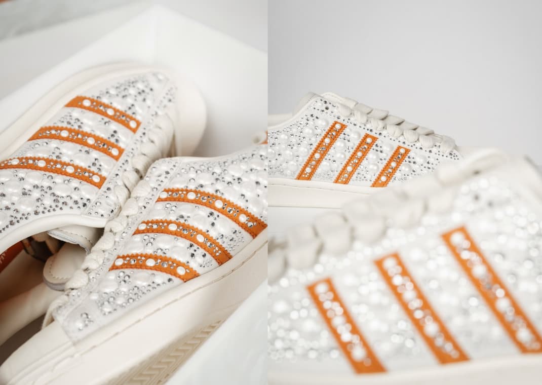 adidas gazelle silver green womens Superstar ADV main image 1