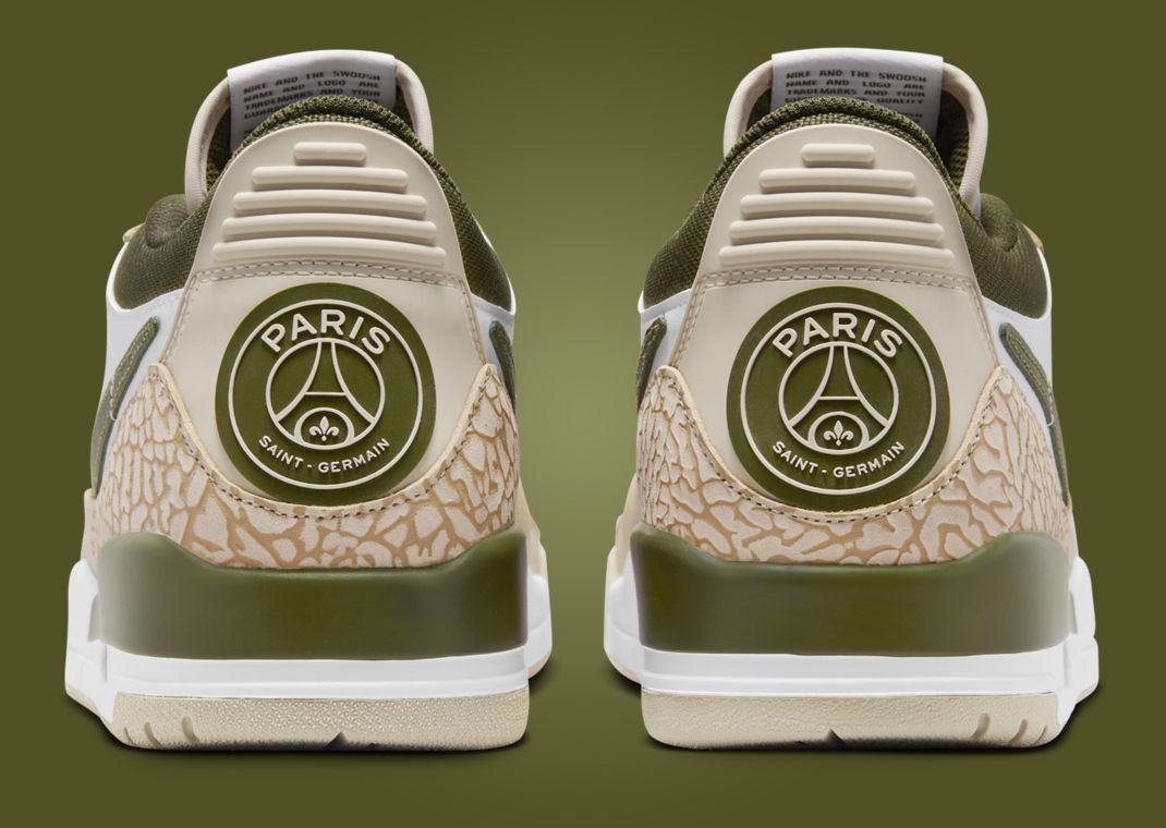 PSG x Jordan Legacy 312 Low Heel