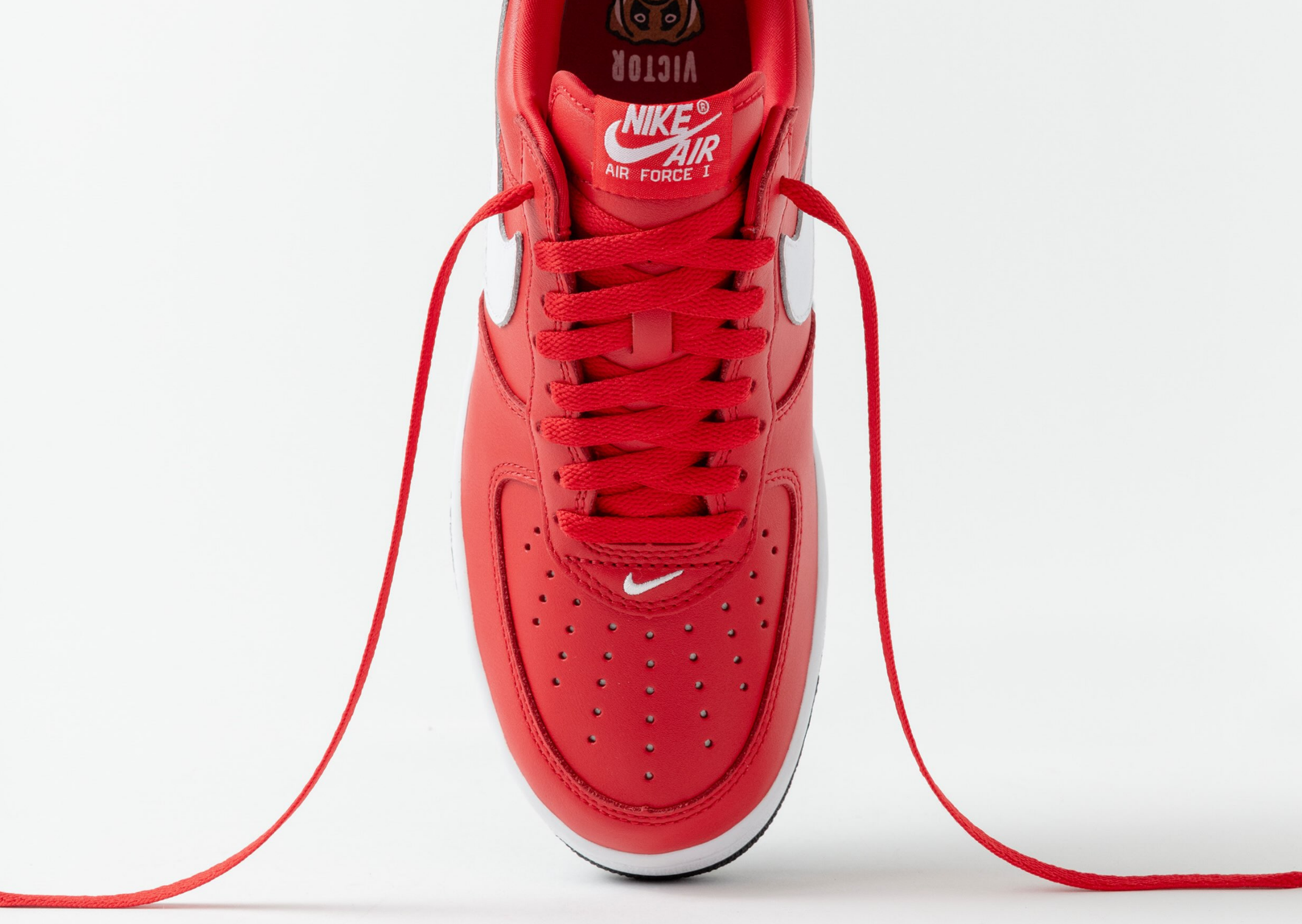 Victor Victor x Nike Air Force 1 Low ‘01 University Red