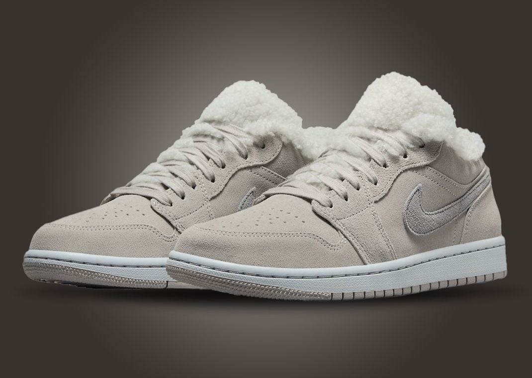 Air Jordan 1 Low "Sherpa Fleece" (W)