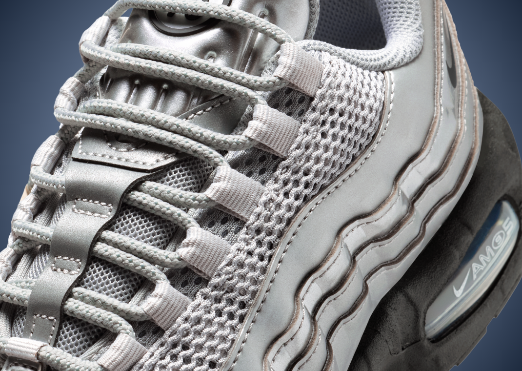 Nike Air Max 95 Big Bubble Total 90 Metallic Silver Detail