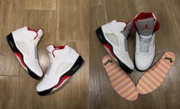 This Fresh Prince Air Jordan 5 Fire Red Sample is a Piece of History