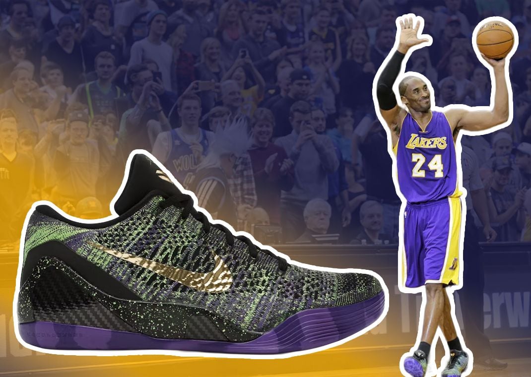 Kobe Bryant in the Nike Kobe 9 Elite iD Mamba Moment