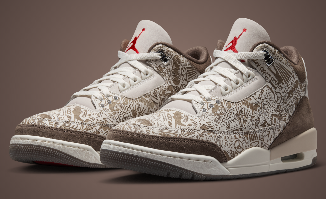 Air Jordan 3 Retro Laser Surfaces With All-Over Print Graphics