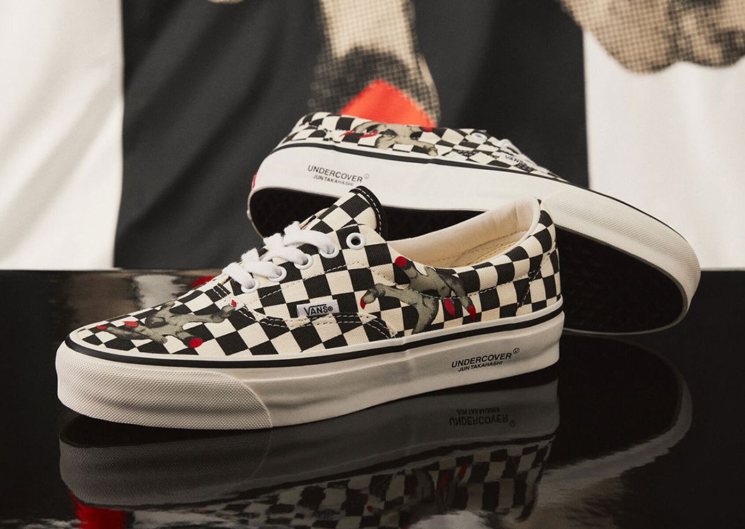 Undercover x Vans Era White Black Lateral