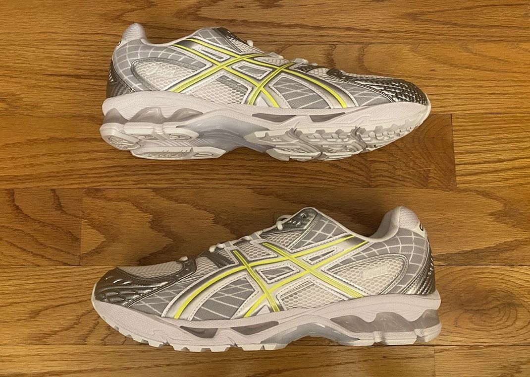 Kith x Asics Gel-Nimbus 10.1 White Pure Silver Lateral