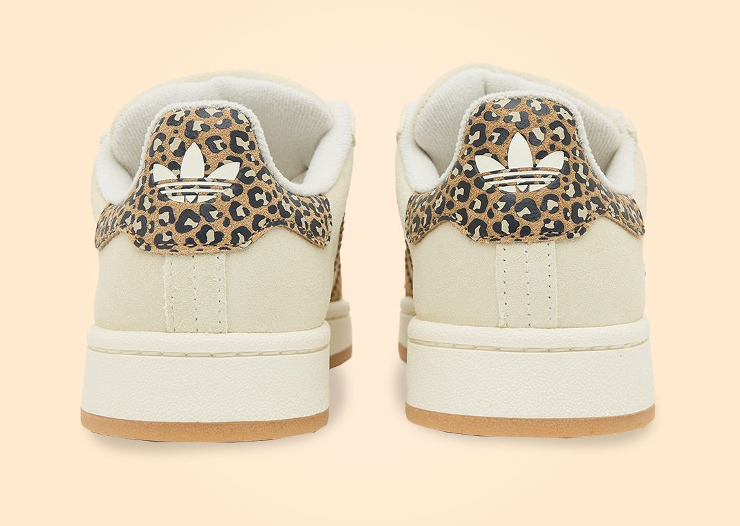 adidas Campus 00s Leopard Print Cream Tan (W) Heel
