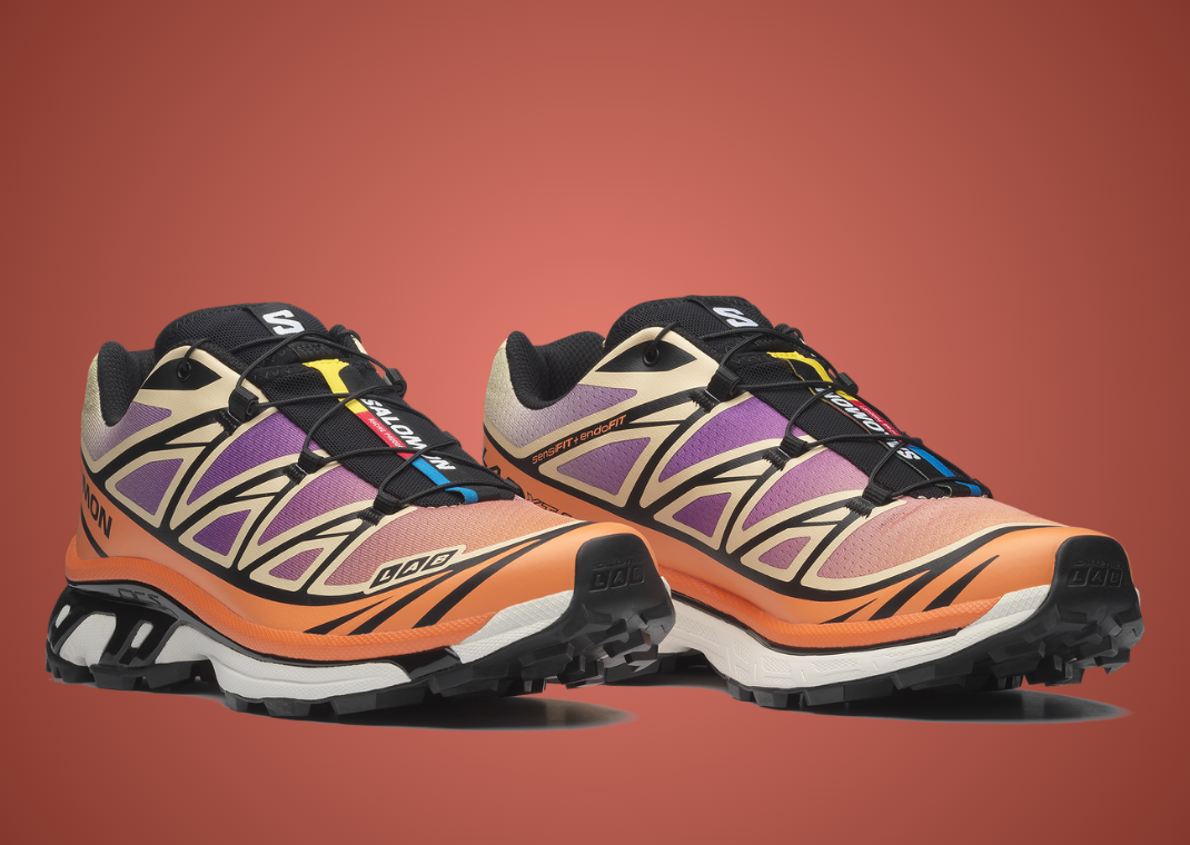 Salomon XT-6 Black/Almond Cream - Angle