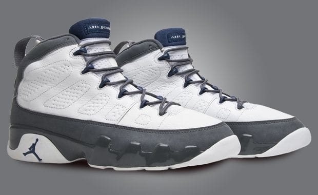 The Air Jordan 9 Retro Flint Grey "French Blue" Returns Spring 2026