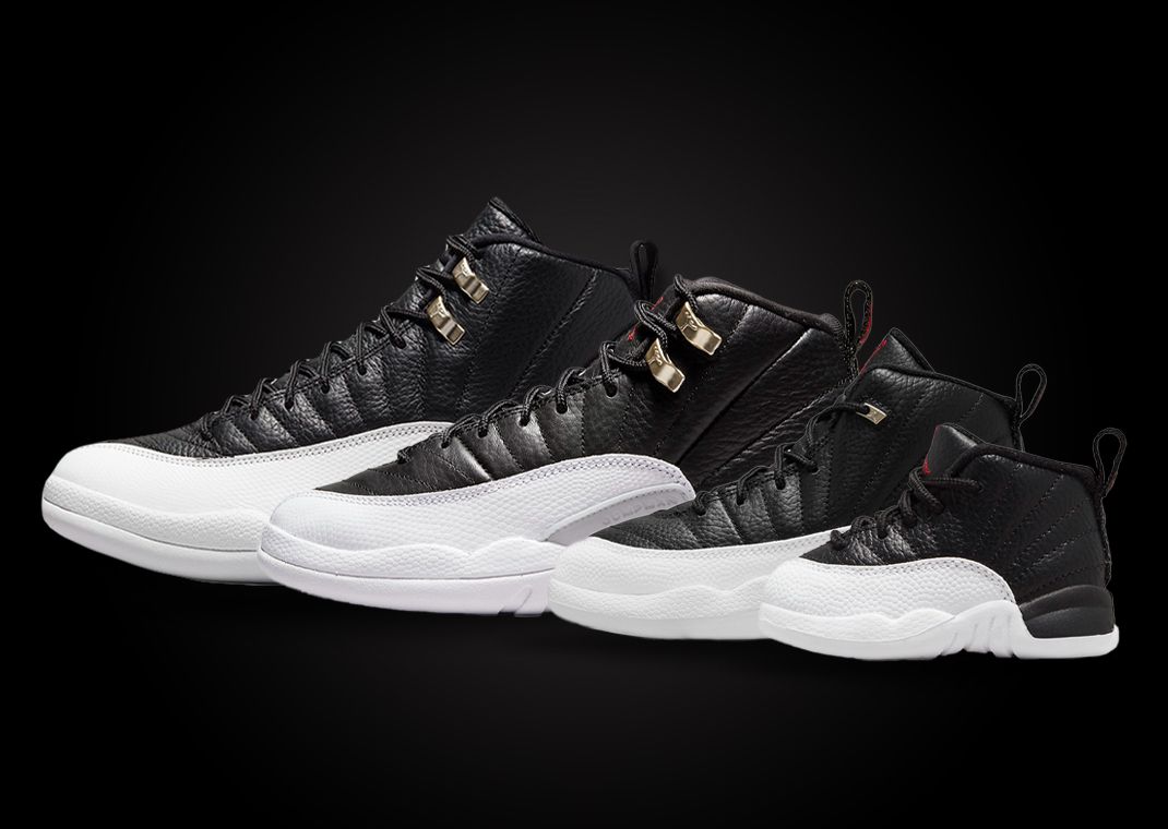 Air Jordan 12 Retro "Playoffs" full-family size run