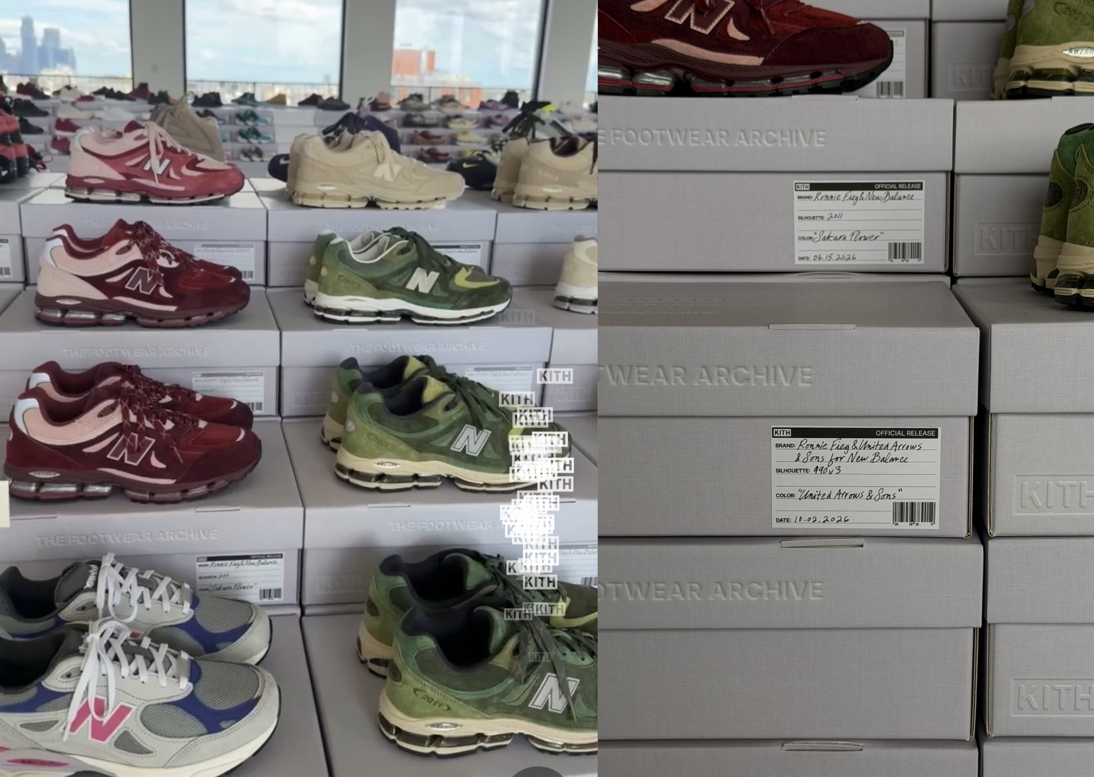 Kith x United Arrows & Sons x New Balance 990v3