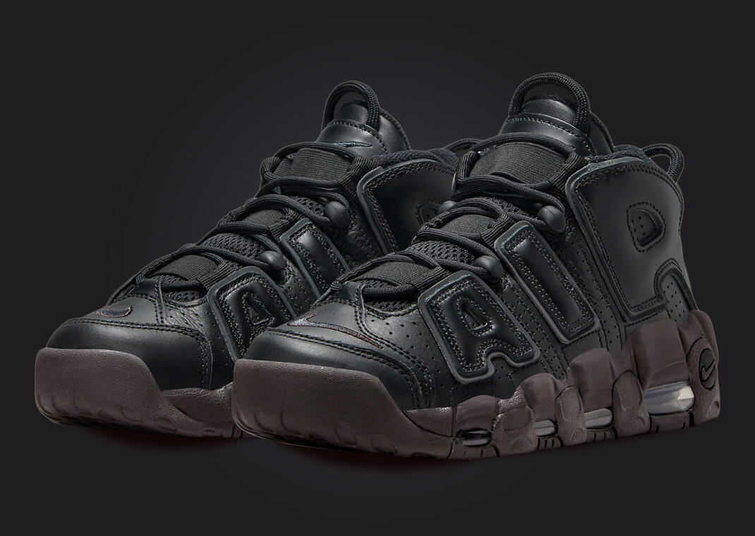 Nike Air More Uptempo Black Baroque Brown (W)